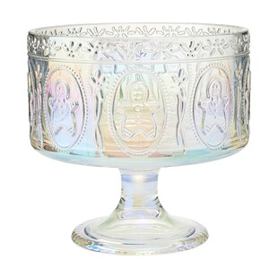 Tk Maxx Geo-digital szklane naczynie na nozce ze zdobieniami na scianach 79.99PLN