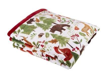 TK Maxx  koc polarowy ze zwierzetami 134.99.PLN