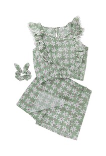 TK Maxx Komplet dzieciecy zielony kwiatowy 74.99 ZL