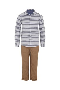 TK Maxx Niebieska koszula i brazowe spodnie 84.99 ZL