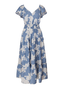 TK Maxx Niebieska sukienka w kwiaty 179.99 ZL