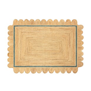 Tk Maxx Scandi dywan z juty z falowanym brzegiem 549.99PLN