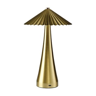 Tk Maxx Scandi zlota mmetalowa lampka z mozliwoscia ladowania 74.99PLN