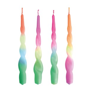 TK Maxx Wielokolorowe zakrecone swieczki w zestawie 4 sztuk 59.99 ZL