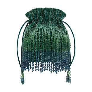 Tk Maxx zielona torebka z koralikami 179.99PLN