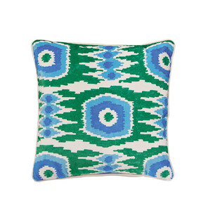 TK Maxx poduszka w abstrakcyjen wzory niebiesko-zielona 104.99PLN