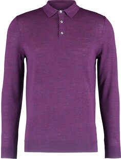 Fioletowa bluzka z golfem