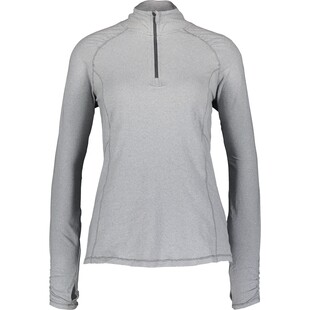 Szara bluzka z kołnierzem na zamek