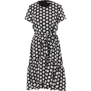 Sukienka w białe groszki