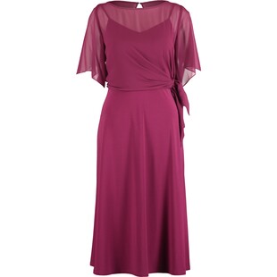 Różowa sukienka midi