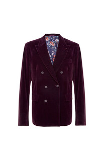 Fioletowa zamszowa kurtka