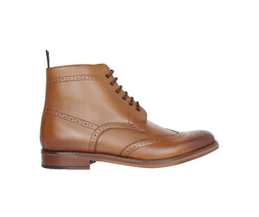 Brązowe buty ponad kostkę