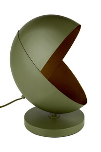 Zielona lampa stołowa