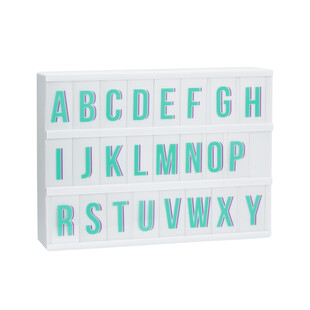 Lampa led alfabet 2