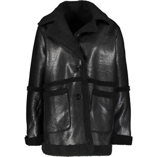 Damski czarny płaszcz