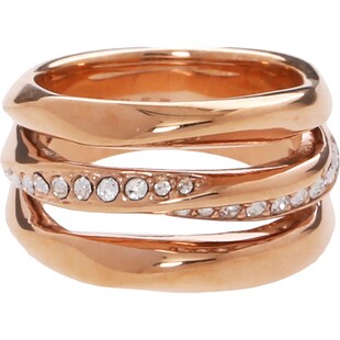 Różowo-złoty pierścionek