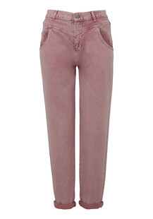 Różowe Mom Jeans
