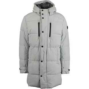 Jasnoszara puchowa kurtka