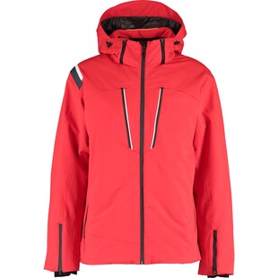 Czerwona kurtka narciarska