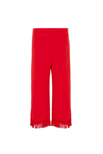 Czerwone spodnie culotte