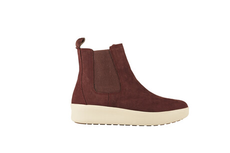 Burgundowe buty