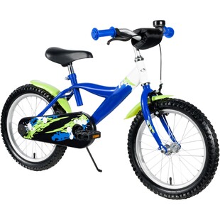 Niebiesko-limonkowy rower