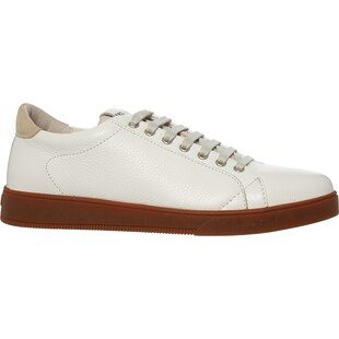 Białe skórzane buty