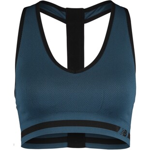 Niebieski biustonosz sportowy