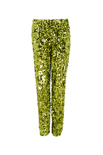 Zielone cekinowe spodnie