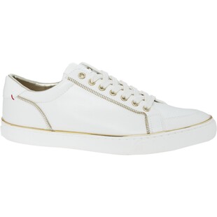 Biało-złote tenisówki