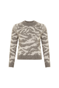 Sweter w print zebry