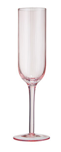 Różowy kieliszek do szampana