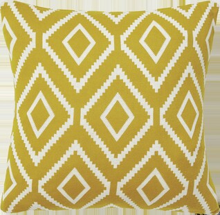 Musztardowa poduszka