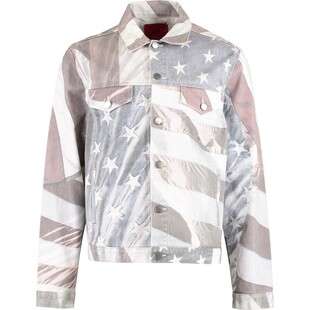 Kurtka z motywem flagi USA