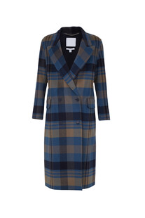 Płaszcz w kratę