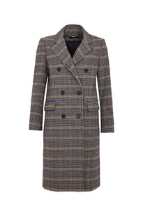 Damski plaszcz w krate