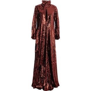 Długa sukienka cekinowa