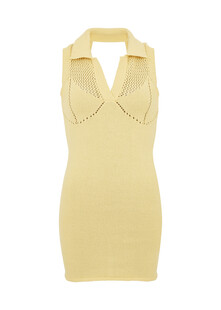 TK Maxx zolta azurowa sukienka 74.99zl