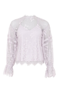 Liliowy top