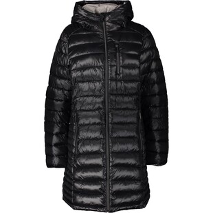 Czarna kurtka puchowa z kapturem