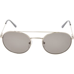 Srebrne okulary przeciwsłoneczne