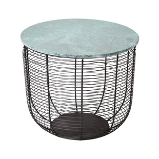 Stolik z marmurowym blatem