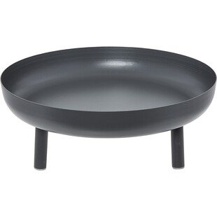 Szara metalowa doniczka