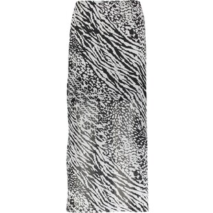 Długa spódnica w zwierzęcy print