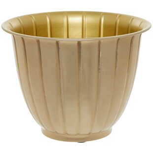 Złota osłonka na doniczkę