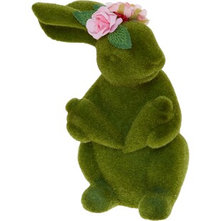 Zielona ozdoba zając