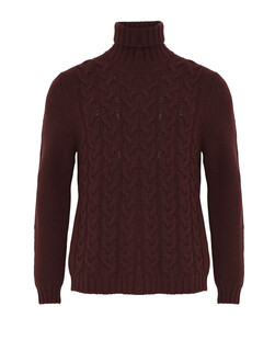 Brazowy sweter