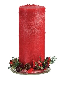 Czerwona swieca cynamonowa