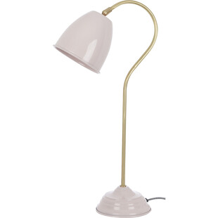 Różowa lampka na biurko