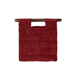 TK Maxx czerwona pleciona torebka 279.99zl